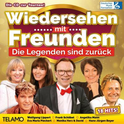 WIEDERSEHEN MIT FREUNDEN - WOLFGANG LIPPERT/MONIKA HERZ&DAVID/+   CD NEU