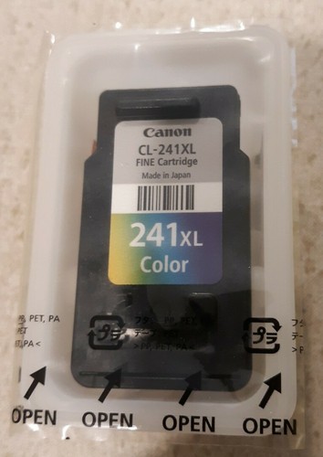 Genuine Canon Pixma 241XL High Yield Color Ink Cartridge - READ Details- - Picture 4 of 4