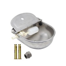 Automatic Dog Feeder Trough Bowl Dispenser Waterer for Pet Dog Horse Cattle G...