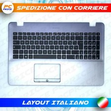 TASTIERA SILVER ORIGINALE ASUS X542UA-GQ116R TOPCASE GRIGIO ARGENTO ARGENTATA