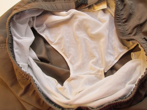 COLUMBIA Swim Trunks Shorts Men XL Beige Zip Pockets Outdoors Hiking Fishing - Picture 7 of 16