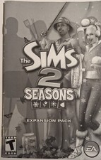 The Sims 2 Seasons Manual EA Manual Only Expansion Pack 2007 NO GAME F/VF Used