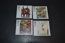 GREAT BRITAIN SCOTT #1498-1501 CONTEMPORARY ART MNH SET OF 4