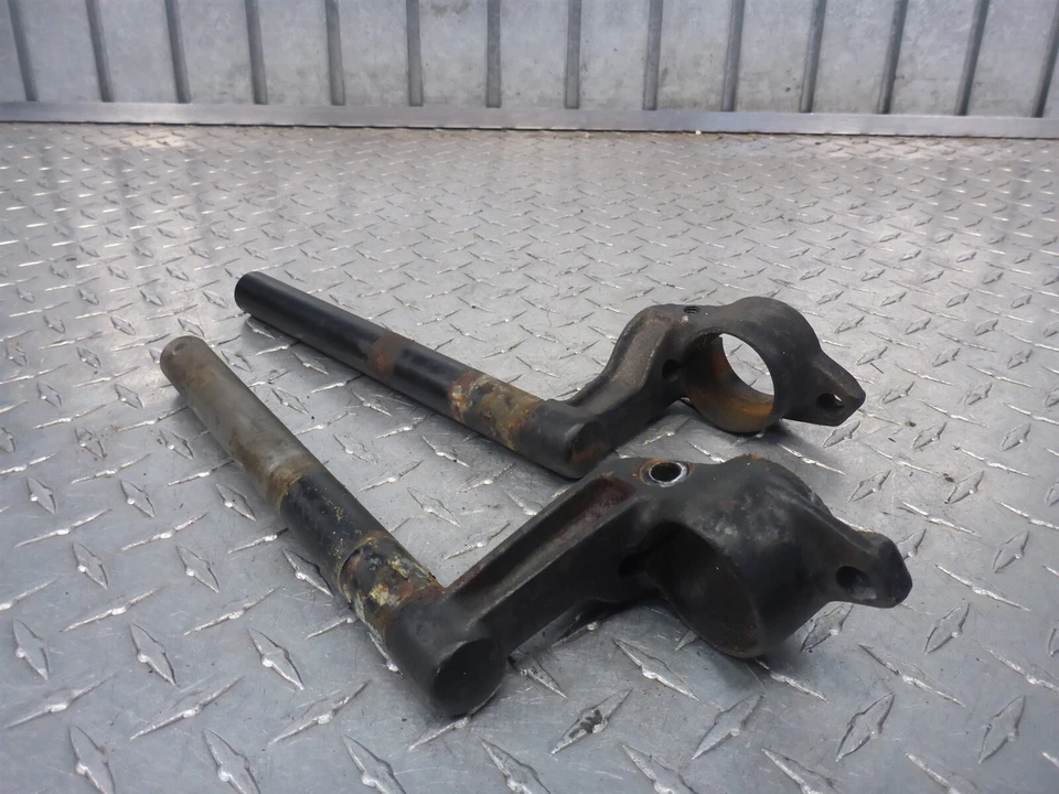 84 Yamaha FJ1100 FJ 1100 Handlebars Handle Bars Clip Ons  — 第 2/4 张图片