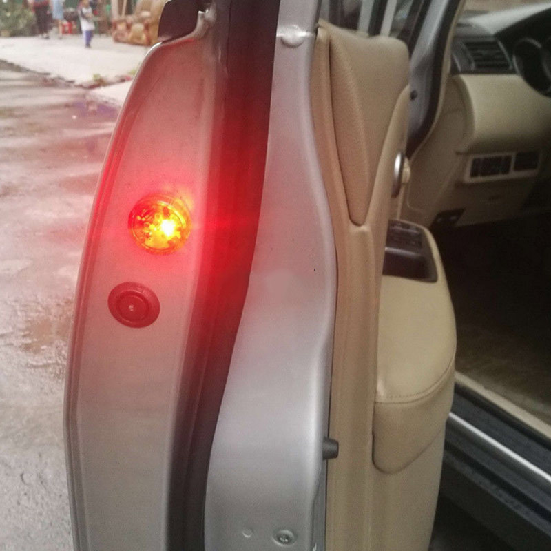 1Pcs Safety Car Door Reflector Anti-Collision Warning LED ...