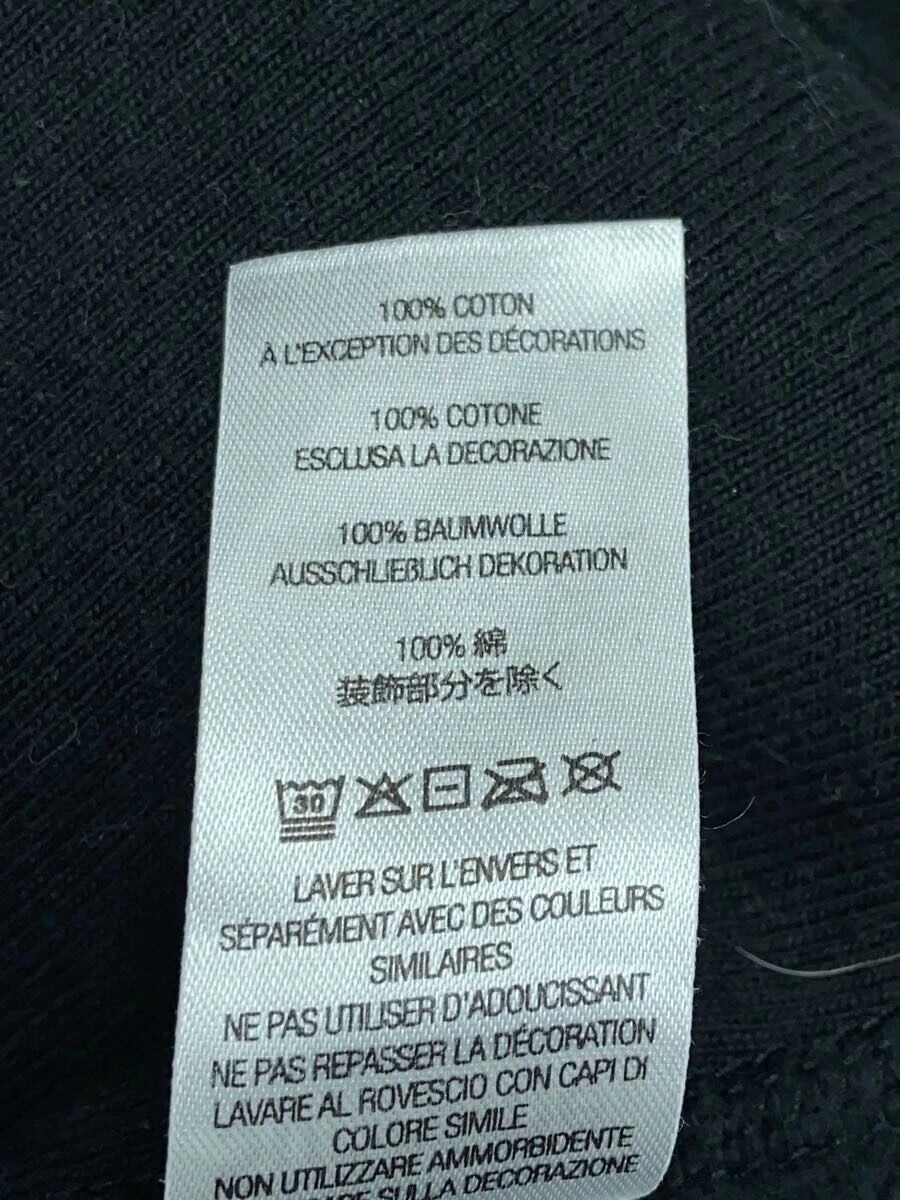 Felpa con cappuccio Supreme logo arabo M cotone nero sbiadito usata