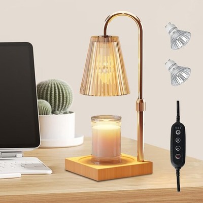 Kerzenwärmer Lampe, candle warmer lamp mit Timer und Dimmer, Höhenverstellbar DE