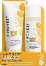 Honest Company Baby Shampoo Body Wash  Face Lotion Bundle Citrus Vanilla 18.5oz