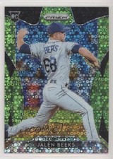 2019 Panini Prizm Tier III Lime Green Donut Circle 10/199 Jalen Beeks #220 3l1