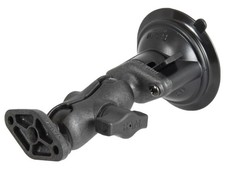 RAM Composite Suction Cup Mount w/ Short Arm  Two 1" Ball Bases - RAP-B-166U-A