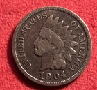 1904 indian head cent VG Details JC981
