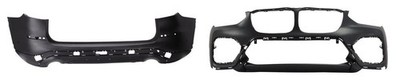 For 2018-2021 X3 Bumper Cover 51117484782 51127488222 SET PAIR