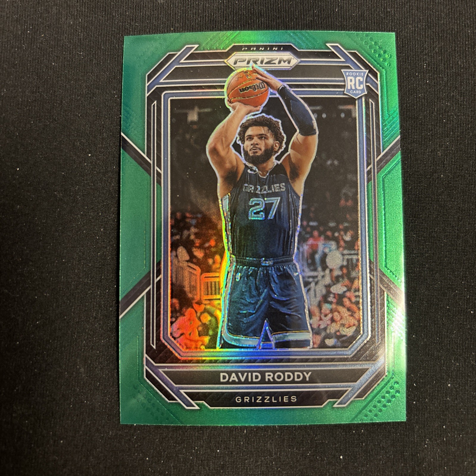 2022-23 Panini Prizm - David Roddy #261 Green Prizm (RC)