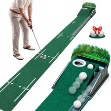 Putting Green Indoor - Golf 9' x 1'1" (L x W), Dual-Hole