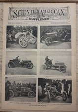 June 20, 1903 Scientific American Magazine Automobile Race from Paris to Madrid