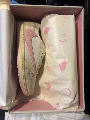 Jordan Air Jordan 1 Low SP Cactus Jack Shy Pink Muslin IQ6701-100