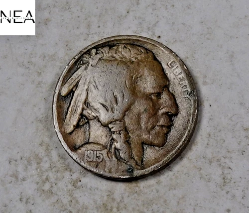 1915 Buffalo Nickel ~ Very Fine VF ~ ZB801
