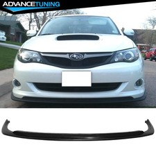 Fits 08-10 Subaru Impreza Wrx Premium Cs Style Pu Front Bumper Lip Spoiler