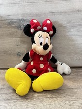 18 Disney Store Minnie Mouse Plush Classic Red Polka Dot Dress Casual