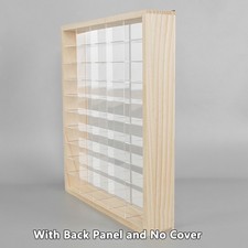 50 Grids Acrylic Display Cabinet for Diecast Car Matchbox 1/64 Wall Shelf