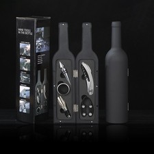 Wine Bottle Corkscrew Opener Accessory Set 5pc Christmas Gift Box Men Women UK