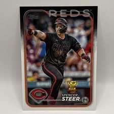 2024 Series 2 Base #485 Spencer Steer  - Cincinnati Reds MLB Baseball Card