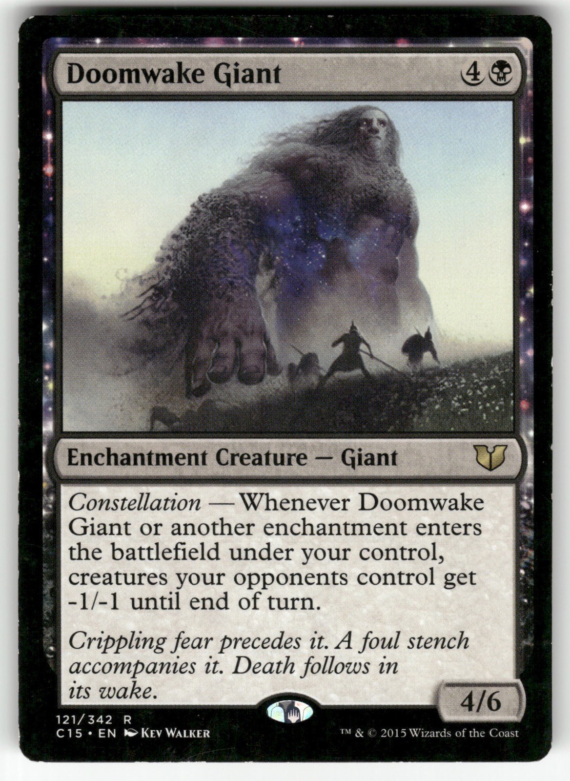 Doomwake Giant 121 Rare Commander 2015 Magic: The Gathering Heavily Played