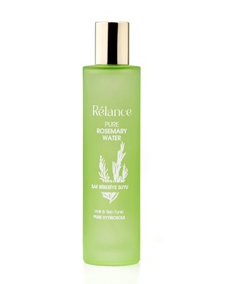 Pure Rosemary Water Hair and Skin Tonic, Hydrosol Spray, Green, 100ml, GMP an...