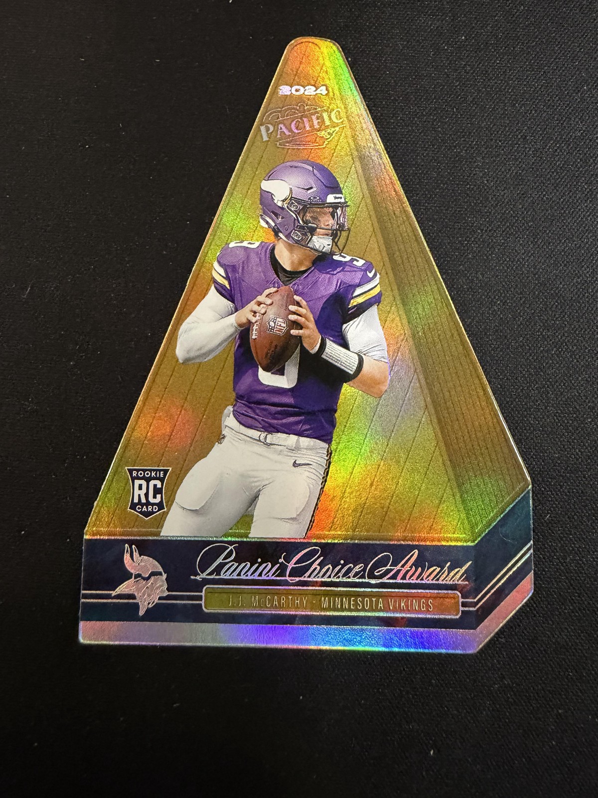 #20 J.J. McCarthy 2024 Panini Encore Minnesota Vikings sports Panini Choice