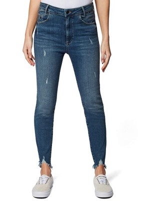 Mavi Damen Jeans, SCARLETT, Denim Hose, Super Skinny, shaded glam, Blau, W25 L29