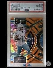 2023 PANINI SELECT #142 TYREEK HILL NEON ORANGE PULSAR NUMBERED /7