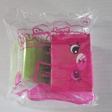McDonald's Shopkins Happy Places Pink Green Happy Meal Toy in Bag 2017