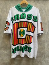 Vintage CROSS COLOURS hip hop shirt hoodie size XL