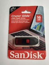 SANDISK CRUZER GLIDE 16GB USB FLASH DRIVE MEMORY STICK THUMB STORAGE 16 GB