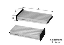 Filtre d'habitacle Mitsubishi PAJERO