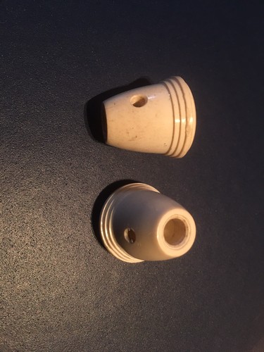 Radioknöpfe elfenbein gebraucht f. Oldtimerradio bei VW Käfer 50er-60er Jahre