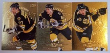 95 96 Fleer Ultra BOSTON BRUINS LOT OF 3 Gold Medallion Edition Hockey Cards