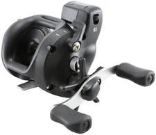 Magda Star Drag Levelwind Line Counter Reel Size 15 Black