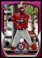 2023 Bowman Chrome Prospects Pink Elijah Green 178/199 Washington Nationals