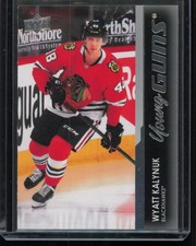 #213 2021-22 Upper Deck Wyatt Kalynuk YOUNG GUNS Chicago Blackhawks