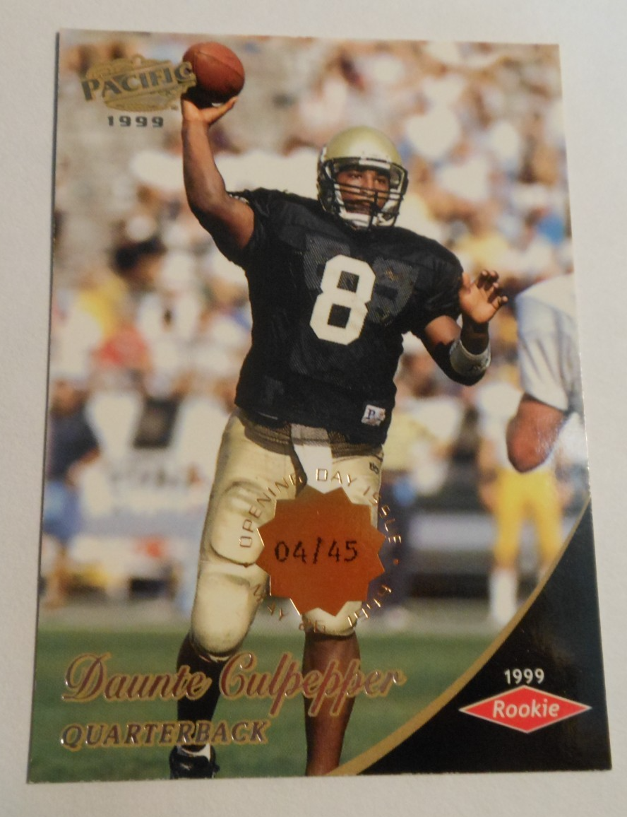 1999 Pacific - Daunte Culpepper #429 Opening Day /45 (RC)