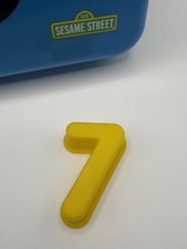 Sesame Street Cookie Monster Case On The Go Replacement Number- YELLOW 7 Only