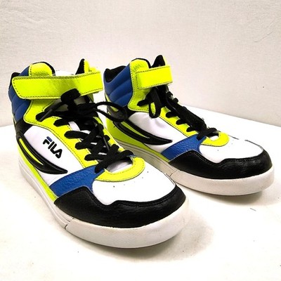 Mens FILA Everge High Top Strap Basketball Shoes Sneakers US Size 7