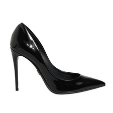 DOLCE & GABBANA Shoes Black Calf Leather Stiletto Heels Pumps EU35.5/US5 1130usd