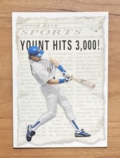 1992 Upper Deck Baseball 3,000 Hits Short Print Robin Yount George Brett #SP5 