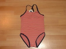 BABY GAP Swimsuit 1-Piece Red White Stripes Blue JULY 4TH SUMMER 18-24 mos NEW