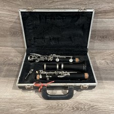 Unbranded Black Clarinet W/Case - Missing Mouthpiece - PARTS ONLY