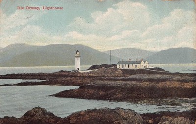 ISLE ORNSAY - LEUCHTTURM - 1911 VERSCHICKT ~ EINE ALTE POSTKARTE #253943