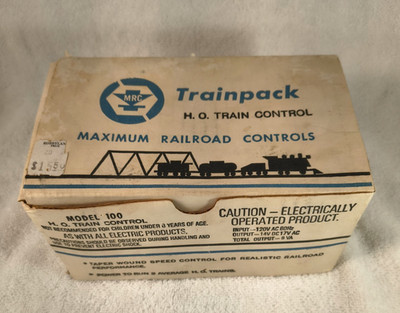 MRC Trainpack Model 100 HO Train Control Power Pack Transformer