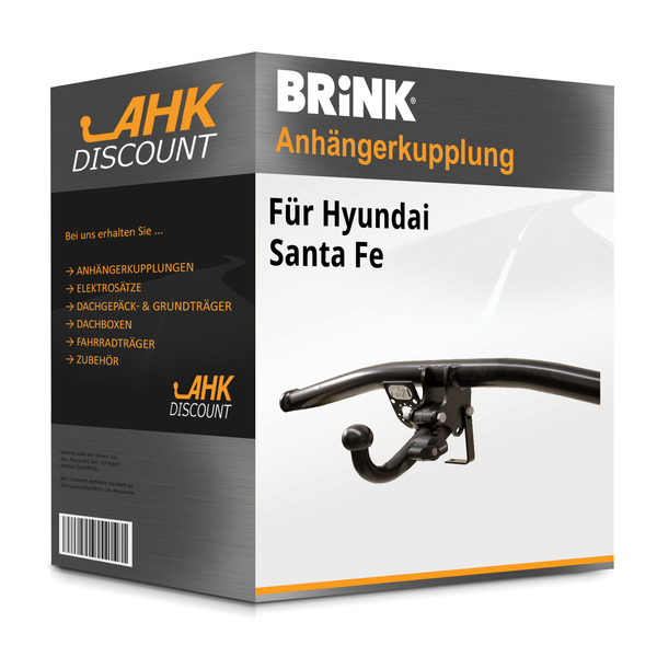 FüR Hyundai Santa Fe 09.2012-06.2018 Brink AnhäNgekupplung Abnehmbar Neu-image